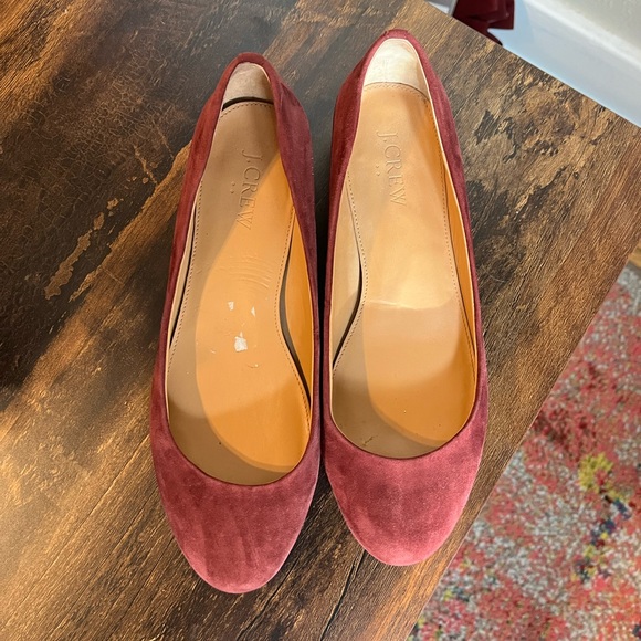 KITTEN HEEL J CREW SUEDE HEELS - Picture 3 of 4